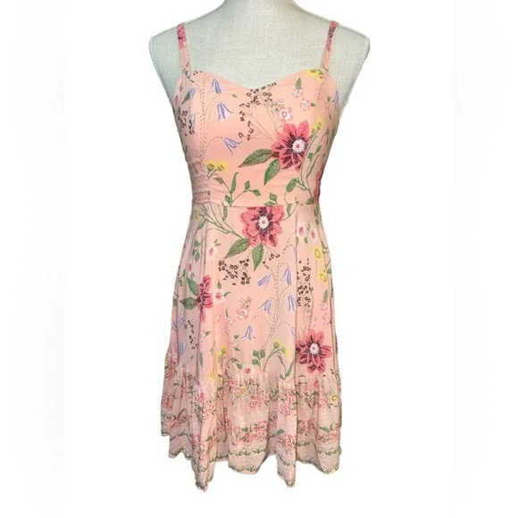 Old Navy | Dresses | Old Navy Fit And Flare Tiered Floral Print Cami Dress  Size Small | Poshmark